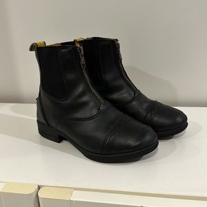 Moretta black riding/fashion boots, youth size 2